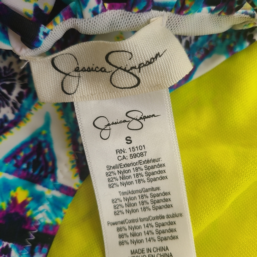 Jessica Simpson Patterned Swimwear - Picture 3 of 4